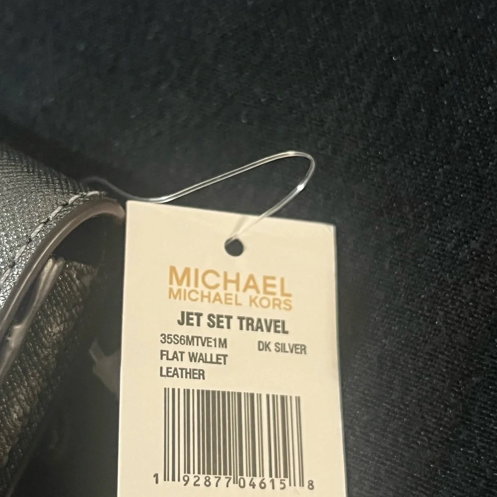 Michael Kors Metallic Silver Clutch - Picture 6 of 11